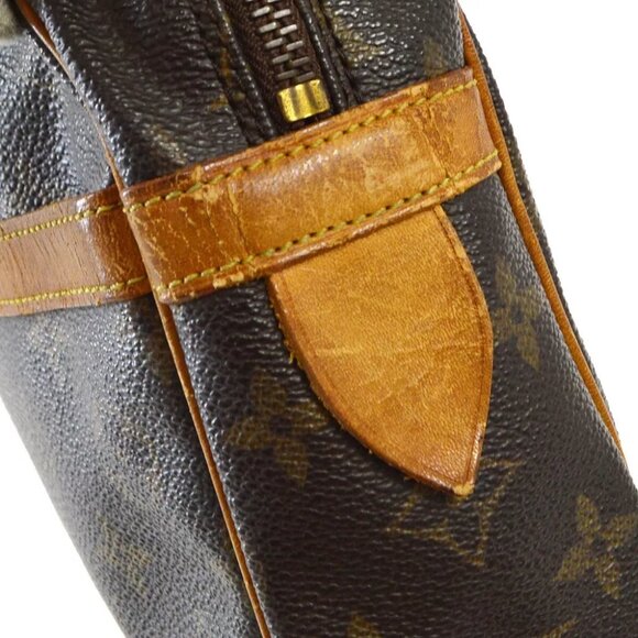Auth Louis Vuitton COMPIEGNE 28 CLUCTH BAG PURSE MONOGRAM M51845 864S - Picture 12 of 12